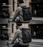 Roll-Top Urban Commuter Backpack