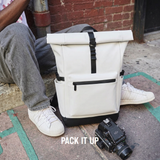 Urban Commuter Multi-Functional Backpack – Fits 15.6” Laptop, Lightweight PU Material